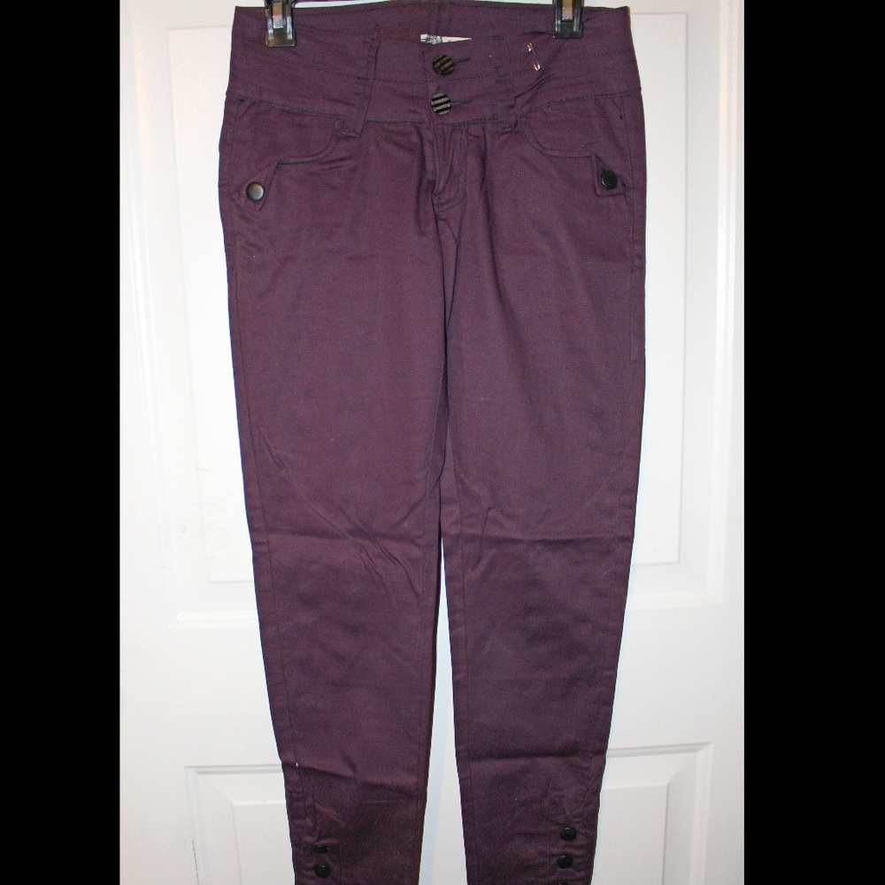 Derek Rose Purple Stripped Pants Trousers
